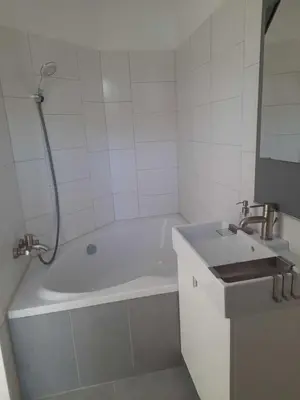 Ein Badezimmer in der Unterkunft Ferienwohnung 