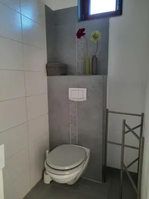 Ein Badezimmer in der Unterkunft Ferienwohnung 