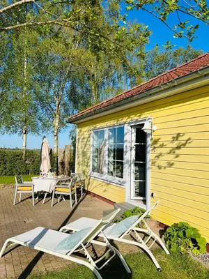 Ein Garten an der Unterkunft Ferienhaus Landleven