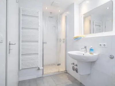 Ein Badezimmer in der Unterkunft Villa Nicole - Wohnung 01