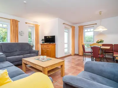 Ein Sitzbereich in der Unterkunft Villa Nicole - Wohnung 01