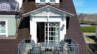 Das Gebäude in dem sich die Ferienwohnung befindet
