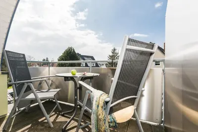 Ein Balkon oder eine Terrasse in der Unterkunft Likedeeler Weg 1 Whg 24 - b68655