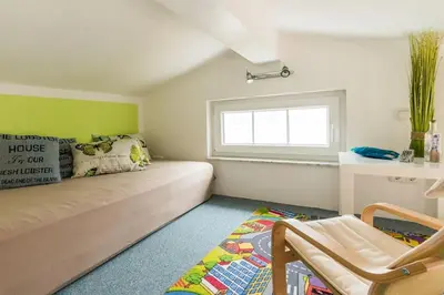 Ein Bett oder Betten in einem Zimmer der Unterkunft Seepferdchen