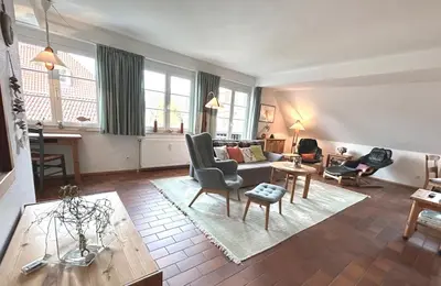 Ein Sitzbereich in der Unterkunft Resi Q7