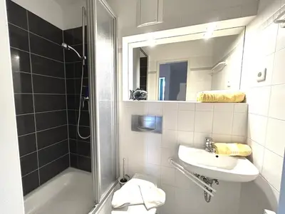 Ein Badezimmer in der Unterkunft Resi Q7