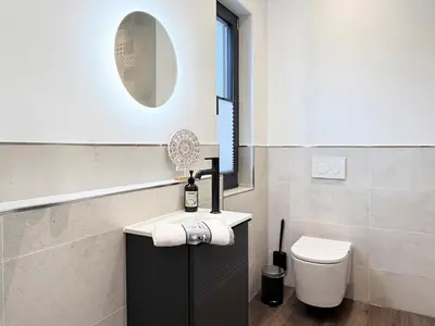 Ein Badezimmer in der Unterkunft Kleine Auszeit