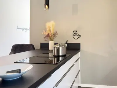 Küche/Küchenzeile in der Unterkunft Kleine Auszeit