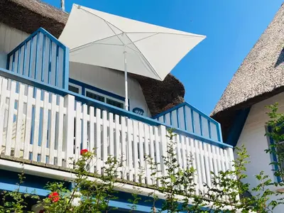 Das Gebäude in dem sich die Ferienwohnung befindet