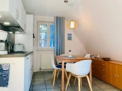 Küche/Küchenzeile in der Unterkunft Achtern Diek 12b - Wohnung 5
