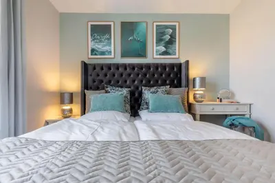 Ein Bett oder Betten in einem Zimmer der Unterkunft Suite Diamant
