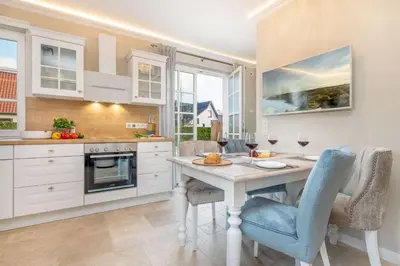 Küche/Küchenzeile in der Unterkunft Zingst Deluxe