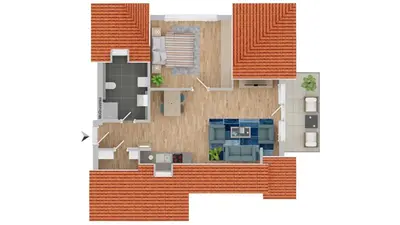 Grundriss der Unterkunft Küstentraum