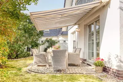 Ein Garten an der Unterkunft Rosenberg 27