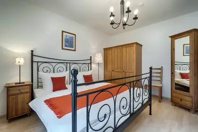 Ein Bett oder Betten in einem Zimmer der Unterkunft Aabenraa 1 2