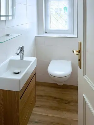 Ein Badezimmer in der Unterkunft Mühlenpark 1 Mühlenpark Haus 4 Wo 13