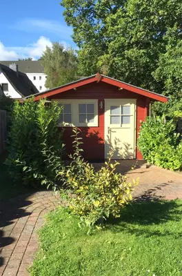Ein Garten an der Unterkunft Haus Lili-Marleen