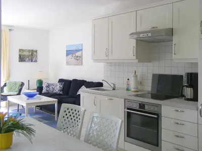 Küche/Küchenzeile in der Unterkunft Mühlenpark 2 Mühlenpark Haus B Wo 6