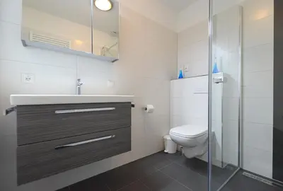 Ein Badezimmer in der Unterkunft Mühlenpark 2 Mühlenpark Haus B Wo 6
