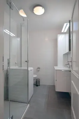 Ein Badezimmer in der Unterkunft Mühlenpark 2 Mühlenpark Haus B Wo 8