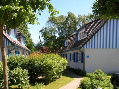 Das Gebäude in dem sich die Ferienwohnung befindet
