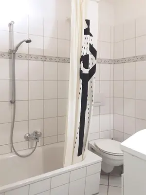 Ein Badezimmer in der Unterkunft Mühlenpark 2 Mühlenpark Haus B Wo 7