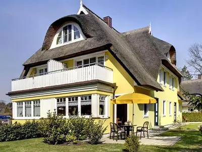 Das Gebäude in dem sich die Ferienwohnung befindet