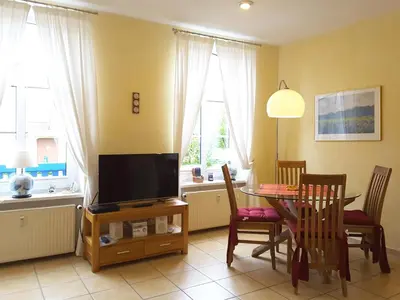 TV/Unterhaltungsangebot in der Unterkunft Kapitänshaus Mühlenpark Haus 6 Wo 21