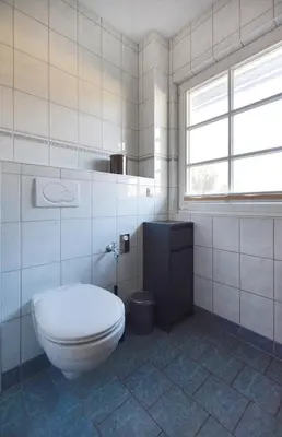 Ein Badezimmer in der Unterkunft Meereslust