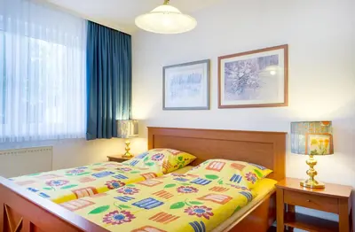 Ein Bett oder Betten in einem Zimmer der Unterkunft Mühlenstraße 3 a Wohnung 1