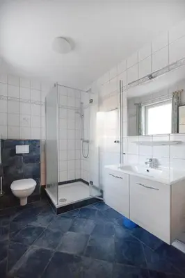 Ein Badezimmer in der Unterkunft Mühlenstraße 3 a Wohnung 1