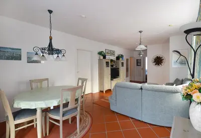 Ein Sitzbereich in der Unterkunft Mühlenstraße 3 a Wohnung 1