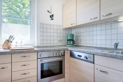 Küche/Küchenzeile in der Unterkunft Mühlenstraße 3 a Wohnung 1