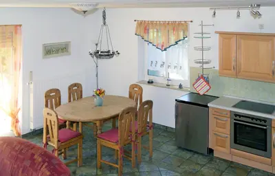 Küche/Küchenzeile in der Unterkunft Haus Anna