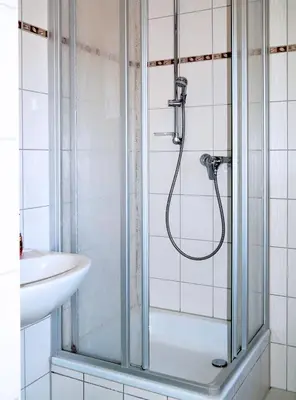 Ein Badezimmer in der Unterkunft Haus Anna