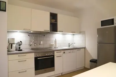 Küche/Küchenzeile in der Unterkunft Mühlenpark 1 Mühlenpark Haus 3 Wo 10 