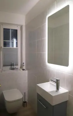 Ein Badezimmer in der Unterkunft Mühlenpark 1 Mühlenpark Haus 3 Wo 10 