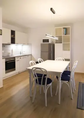 Küche/Küchenzeile in der Unterkunft Mühlenpark 1 Mühlenpark Haus 3 Wo 10 