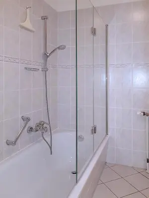Ein Badezimmer in der Unterkunft Hafenkoje Wo 2