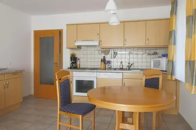 Küche/Küchenzeile in der Unterkunft Haus 