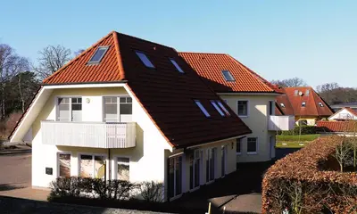 Das Gebäude in dem sich die Ferienwohnung befindet