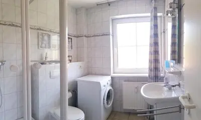 Ein Badezimmer in der Unterkunft Buchenpark Wo 3