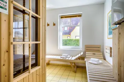 Ein Bett oder Betten in einem Zimmer der Unterkunft Trident Wohnung 3