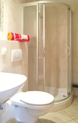 Ein Badezimmer in der Unterkunft Apartment 1 Lili Marleen