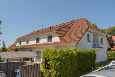 Das Gebäude in dem sich die Ferienwohnung befindet