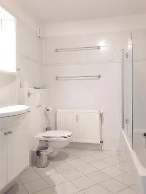 Ein Badezimmer in der Unterkunft Mühlenpark 1 Mühlenpark Haus 3 Wo 9