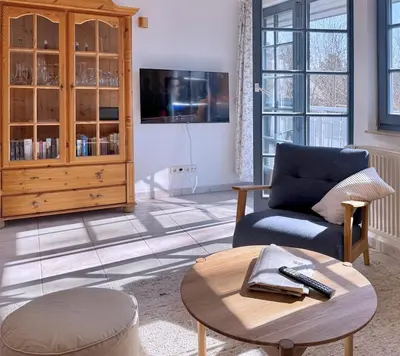 TV/Unterhaltungsangebot in der Unterkunft Eichenpark Haus 2 Wohnung 5