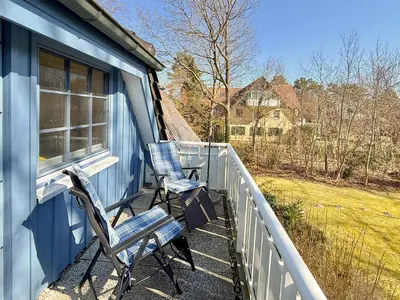 Ein Garten an der Unterkunft Eichenpark Haus 2 Wohnung 5
