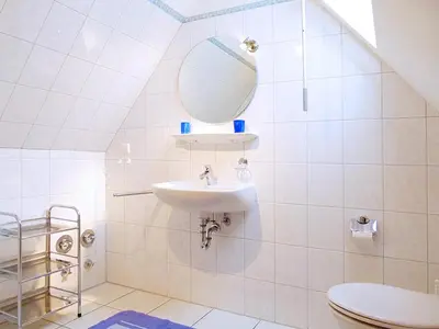 Ein Badezimmer in der Unterkunft Haus am Brunnen Wo 7