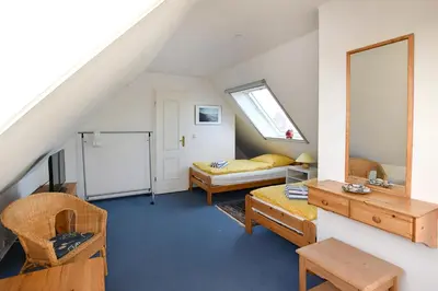 Ein Sitzbereich in der Unterkunft Mühlenpark 2 Mühlenpark Haus A Wo 4